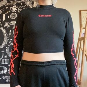 “timeless” crop top
